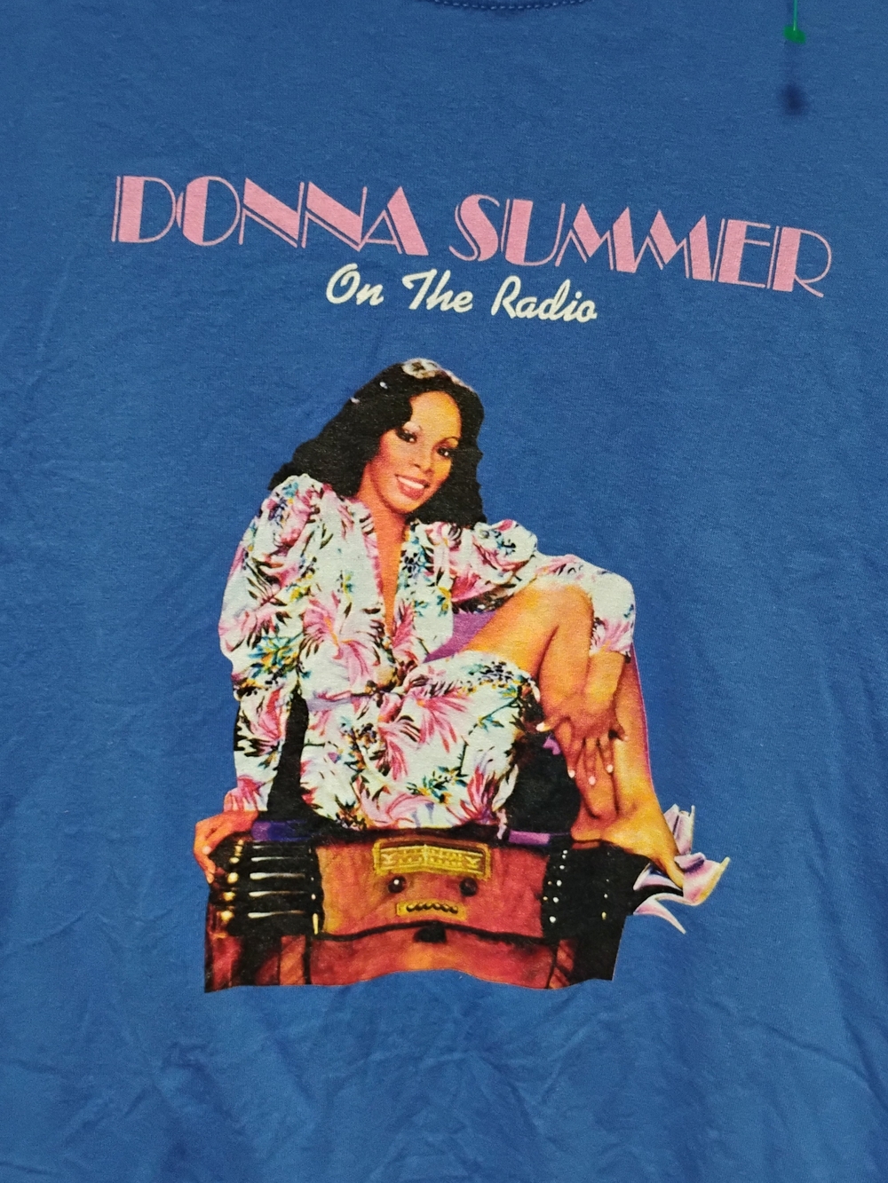 Donna Summer 'On The Radio' Graphic Tee - Blue